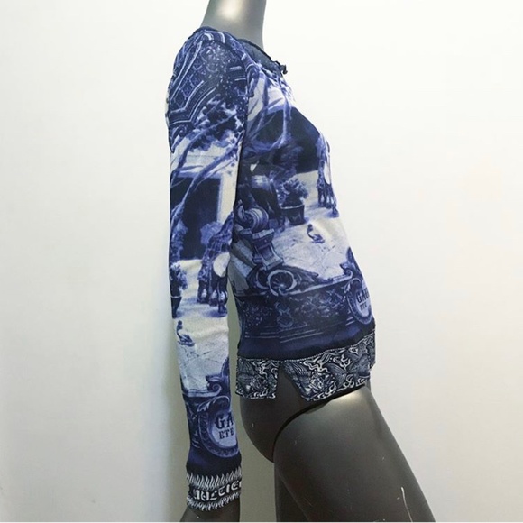 SOLD Jean Paul Gaultier 1998 Mesh Long Sleeve - Picture 3 of 8